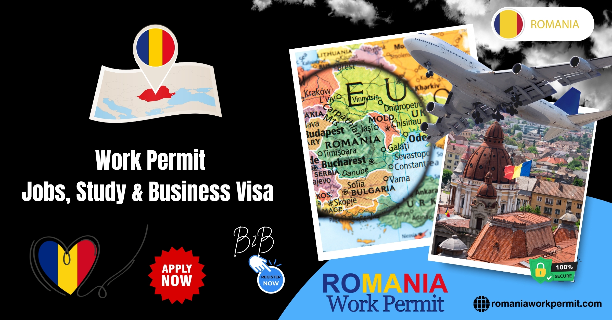 Romania Work Permit, Study, Jobs, and EU Blue Card Visa Requirements for Chadian Nationals